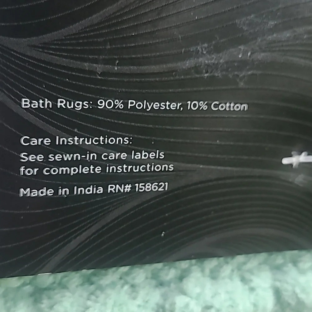 Aston & Vailla Chenille Bath Mat Set